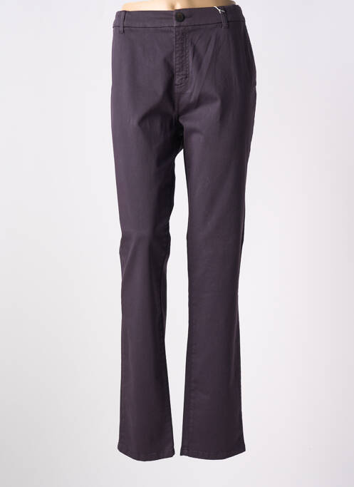 Pantalon chino violet TBS pour femme