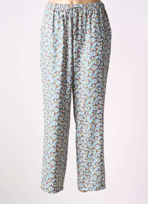 Pantalon droit vert WALTRON pour femme