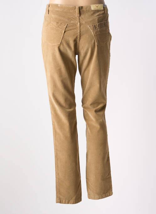 Pantalon slim beige WALTRON pour femme