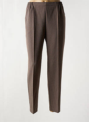 Pantalon slim taille élastique taille normale gris ATLANTA femme