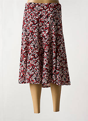 Jupe mi-longue coupe évasée rose VETISTYLE femme