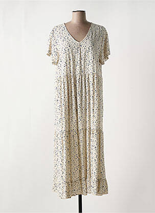 Robe longue beige LA PETITE NÎMOISE pour femme