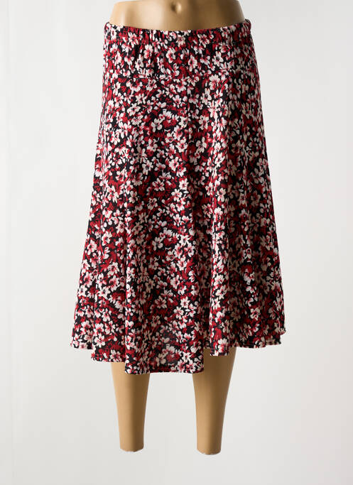 Jupe mi-longue coupe évasée rose VETISTYLE femme