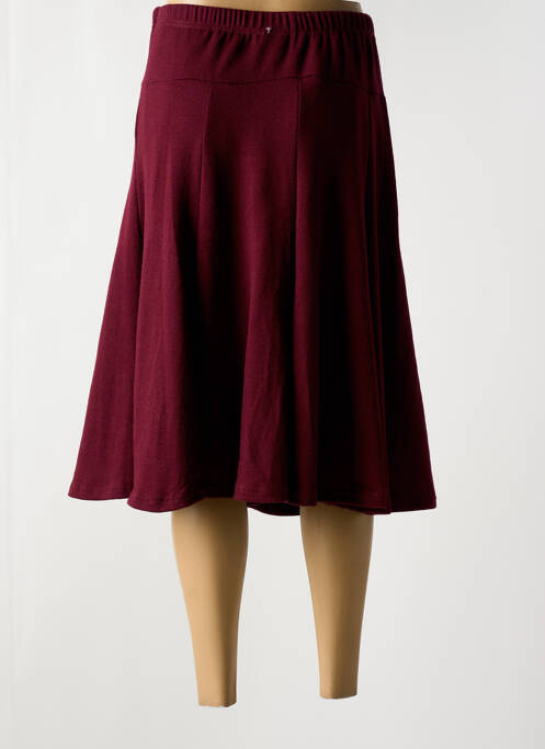 Jupe mi-longue rouge VETI STYLE pour femme