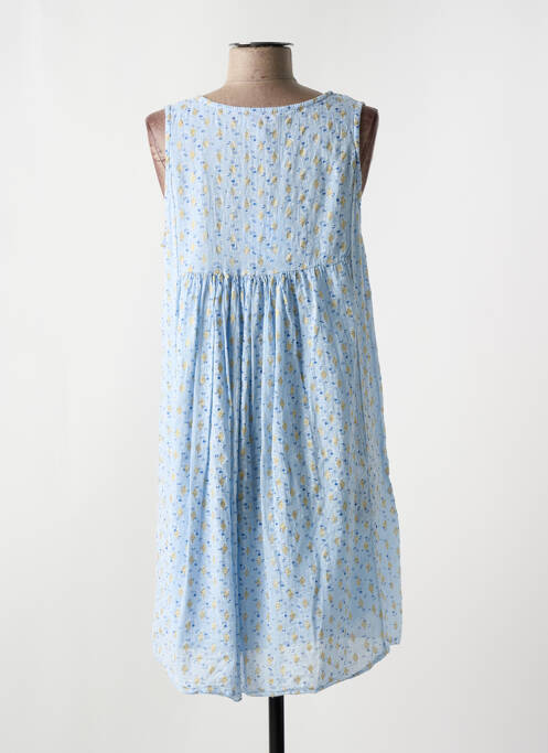 Robe mi-longue bleu LA PETITE NÎMOISE femme