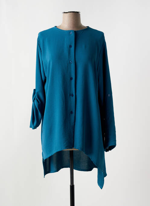 Tunique manches longues bleu LA PETITE NÎMOISE pour femme