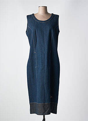 Robe mi-longue sans manche sans manche bleu LES MARINS DE JAC JAC femme
