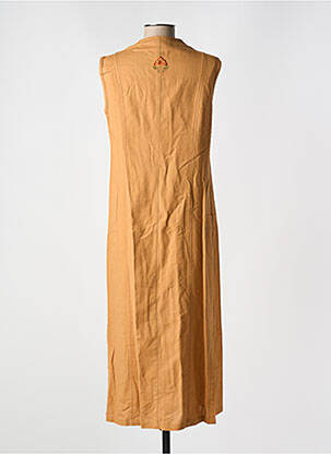 Robe longue sans manche sans manche orange JAC JAC femme