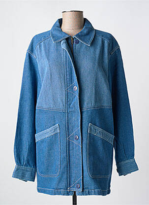 Veste casual coupe droite bleu LES MARINS DE JAC JAC femme