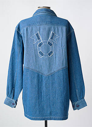 Veste casual coupe droite bleu LES MARINS DE JAC JAC femme