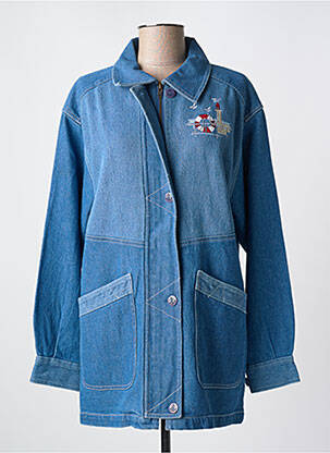 Veste casual coupe droite bleu LES MARINS DE JAC JAC femme
