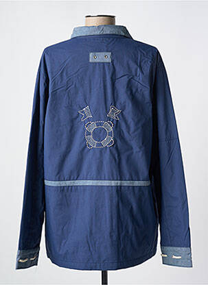 Parka manches longues sans capuche bleu LES MARINS DE JAC JAC femme