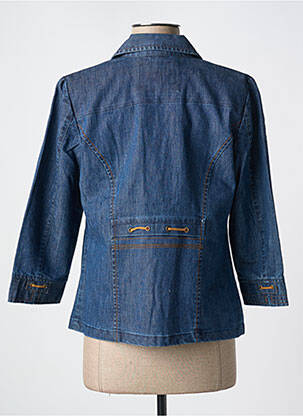 Veste casual poches bleu JAC JAC femme
