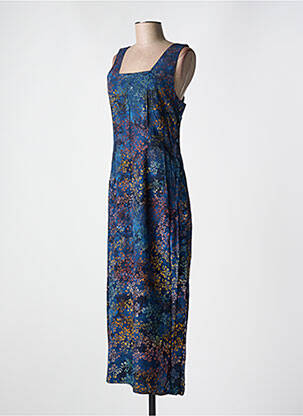 Robe longue bleu GARUDA GARUZO pour femme