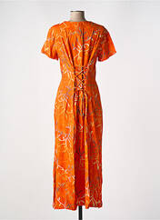 Robe longue orange GARUDA GARUZO pour femme seconde vue