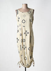 Robe mi-longue beige GARUDA GARUZO pour femme seconde vue