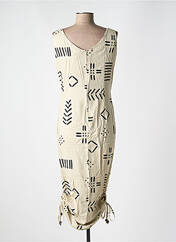 Robe mi-longue beige GARUDA GARUZO pour femme seconde vue