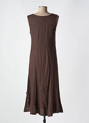 Robe mi-longue marron JAC JAC pour femme seconde vue