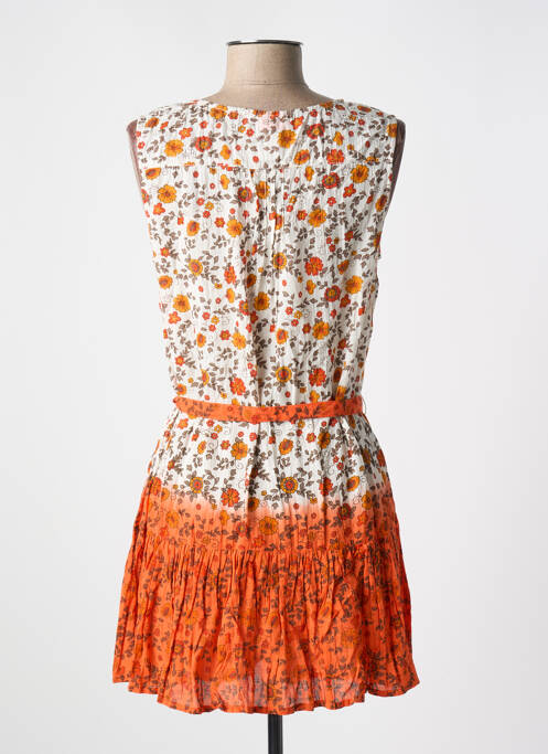 Robe courte orange JAC JAC pour femme