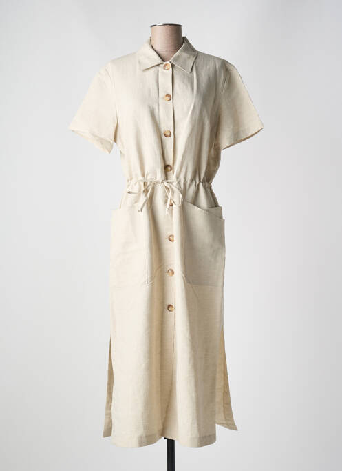 Robe longue beige PANDOLFI pour femme