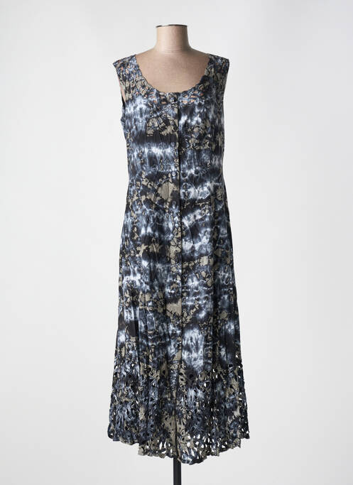 Robe longue gris GARUDA GARUZO pour femme