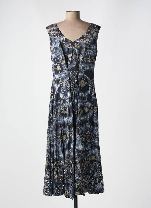 Robe longue gris GARUDA GARUZO pour femme