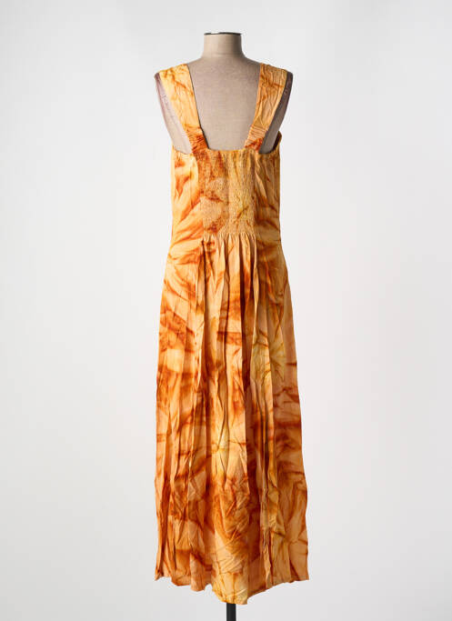 Robe longue jaune GARUDA GARUZO pour femme