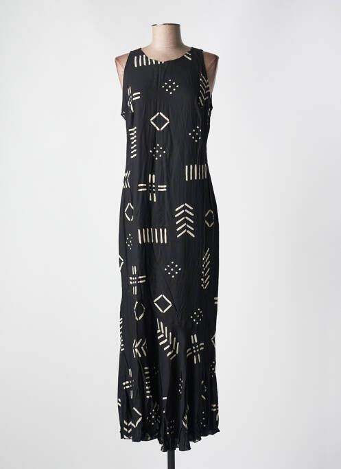 Robe longue noir GARUDA GARUZO pour femme