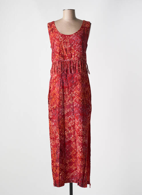 Robe longue rouge GARUDA GARUZO pour femme