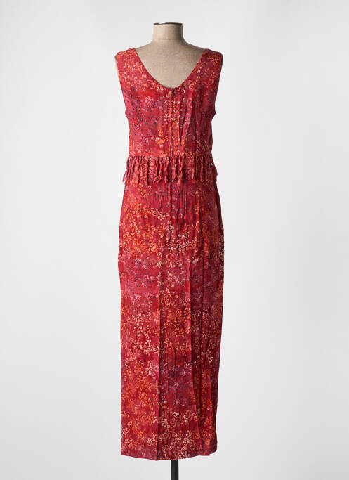 Robe longue rouge GARUDA GARUZO pour femme