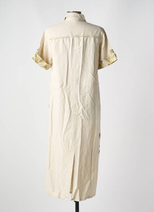Robe mi-longue beige JAC JAC pour femme
