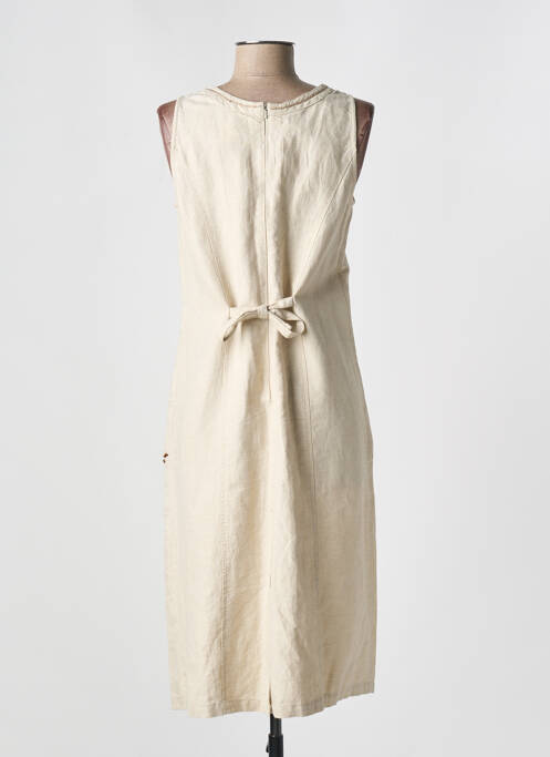 Robe mi-longue beige JAC JAC pour femme