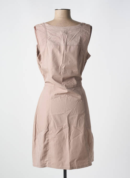 Robe mi-longue marron JAC JAC pour femme