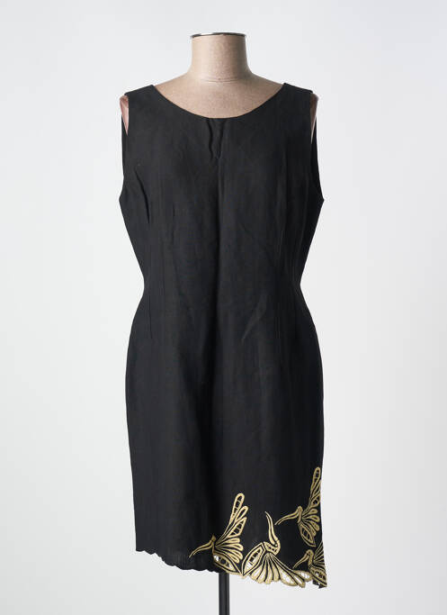 Robe mi-longue noir GARUDA GARUZO pour femme