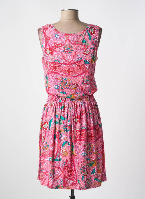 Robe mi-longue rose JAC JAC pour femme