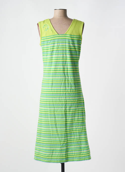 Robe mi-longue vert LES MARINS DE JAC JAC pour femme