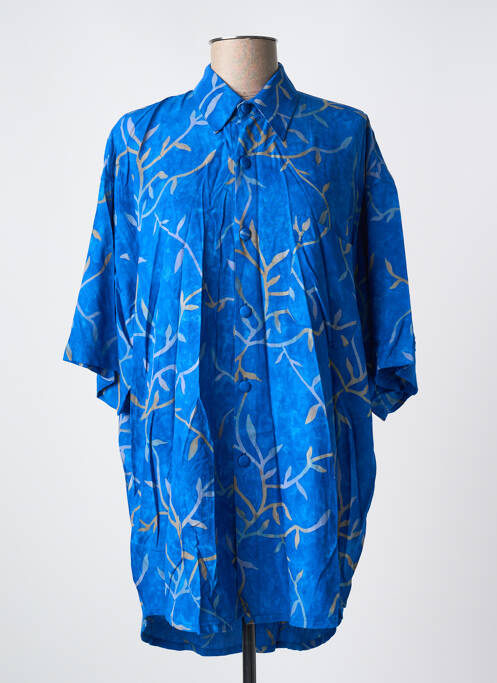 Tunique manches courtes bleu GARUDA GARUZO pour femme