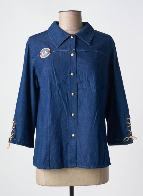 Veste casual bleu LES MARINS DE JAC JAC pour femme