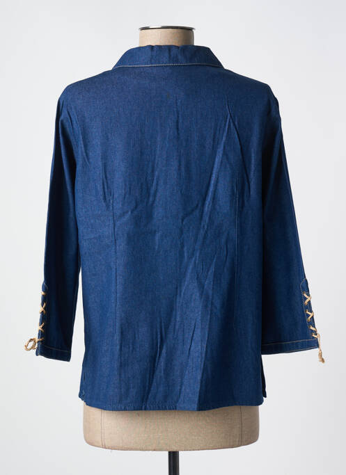 Veste casual bleu LES MARINS DE JAC JAC pour femme