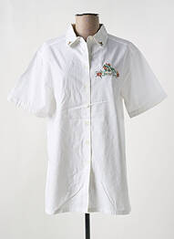 Chemisier manches courtes manches courtes blanc JAC JAC femme