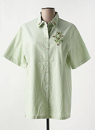 Chemisier manches courtes manches courtes vert JAC JAC femme