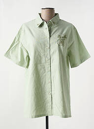 Chemisier manches courtes manches courtes vert JAC JAC femme