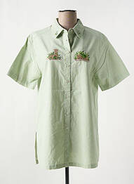 Chemisier manches courtes manches courtes vert JAC JAC femme