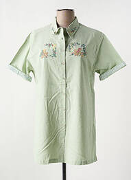 Chemisier manches courtes manches courtes vert JAC JAC femme