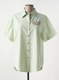 Chemisier manches courtes manches courtes vert JAC JAC femme