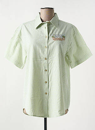 Chemisier manches courtes manches courtes vert JAC JAC femme