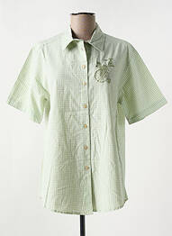 Chemisier manches courtes manches courtes vert JAC JAC femme
