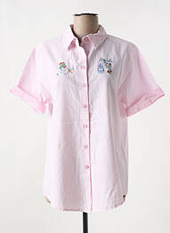 Chemisier manches courtes manches courtes rose JAC JAC femme