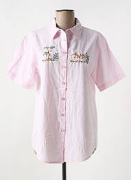 Chemisier manches courtes manches courtes rose JAC JAC femme