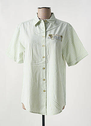Chemisier manches courtes manches courtes vert JAC JAC femme